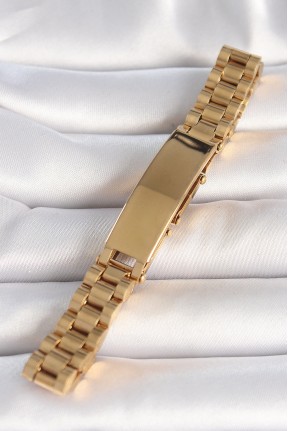 316l çelik Gold Renk Zincir Künye Model Erkek Bileklik 316l çelik Gold Renk Zincir Künye Model Erkek Bileklik