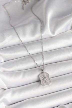 316l çelik Gümüş Renk Zincir Zirkon Taşlı Kutup Yıldız İşlemeli Madalyon Model Kadın Kolye 316l çelik Gümüş Renk Zincir Zirkon Taşlı Kutup Yıldız İşlemeli Madalyon Model Kadın Kolye