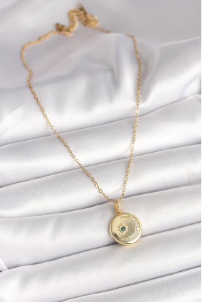 316l çelik Gold Renk Zincir Zirkon Taş İşlemeli Hilal Yıldız İşlemeli Madalyon Model Kadın Kolye 316l çelik Gold Renk Zincir Zirkon Taş İşlemeli Hilal Yıldız İşlemeli Madalyon Model Kadın Kolye