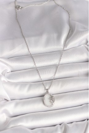 316l çelik Gümüş Renk Zincir Beyaz Mineli Gün Batımı Model Zirkon Taş Detaylı Kadın Kolye 316l çelik Gümüş Renk Zincir Beyaz Mineli Gün Batımı Model Zirkon Taş Detaylı Kadın Kolye