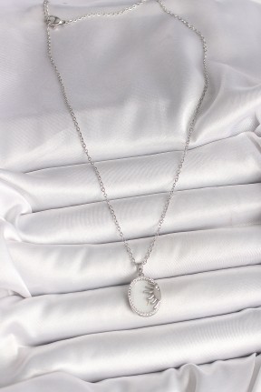 316l çelik Gümüş Renk Zincir Beyaz Mineli Gün Batımı Model Zirkon Taş Detaylı Kadın Kolye 316l çelik Gümüş Renk Zincir Beyaz Mineli Gün Batımı Model Zirkon Taş Detaylı Kadın Kolye