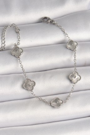 316l çelik Gümüş Renk İşlemeli Baby Boy Yonca Model Kadın Bileklik 316l çelik Gümüş Renk İşlemeli Baby Boy Yonca Model Kadın Bileklik