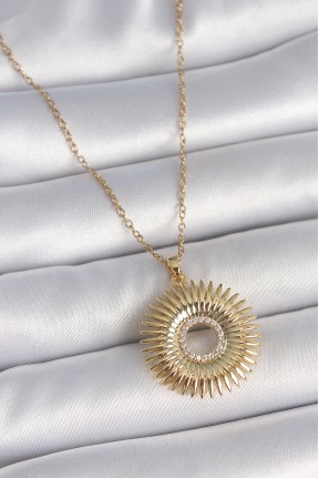 316l çelik Gold Renk Zincir Zirkon Taşlı Nova Yıldız Model Kadın Kolye 316l çelik Gold Renk Zincir Zirkon Taşlı Nova Yıldız Model Kadın Kolye