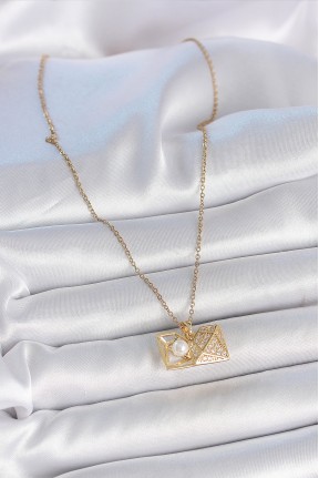 316l çelik Gold Renk Zincir Zirkon Taşlı Açılır İncili Elmas Model Kadın Kolye 316l çelik Gold Renk Zincir Zirkon Taşlı Açılır İncili Elmas Model Kadın Kolye