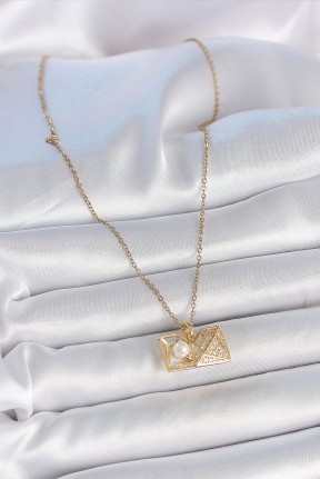 316l çelik Gold Renk Zincir Zirkon Taşlı Açılır İncili Elmas Model Kadın Kolye 316l çelik Gold Renk Zincir Zirkon Taşlı Açılır İncili Elmas Model Kadın Kolye