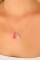 Nazar Boncuklu Pembe Renk Taşlı Rose Bayan Kolye Nazar Boncuklu Pembe Renk Taşlı Rose Bayan Kolye