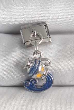 316l çelik Gümüş Renk Sallantı Kova Burç Model Nomination Charm 316l çelik Gümüş Renk Sallantı Kova Burç Model Nomination Charm