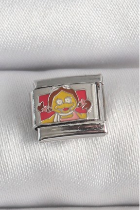 316l çelik Gümüş Renk Renkli çocuk İşlemeli Nomination Charm 316l çelik Gümüş Renk Renkli çocuk İşlemeli Nomination Charm