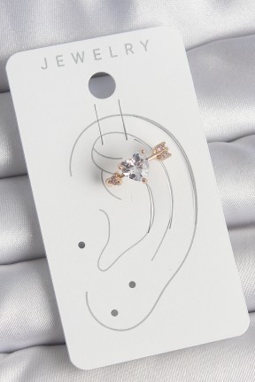 Pirinç Gold Renk Zirkon Taşlı Kalp Ok Model Kadın Kıkırdak Küpe Pirinç Gold Renk Zirkon Taşlı Kalp Ok Model Kadın Kıkırdak Küpe