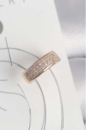Pirinç Gold Renk Zirkon Taşlı Kadın Kıkırdak Küpe Pirinç Gold Renk Zirkon Taşlı Kadın Kıkırdak Küpe
