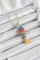 Pirinç Rainbow Balık Model Zirkon Taşlı Gold Renk Kadın Kolye Pirinç Rainbow Balık Model Zirkon Taşlı Gold Renk Kadın Kolye