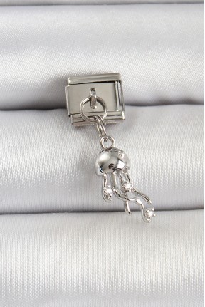 316l çelik Gümüş Renk Deniz Anası Nomination Charm