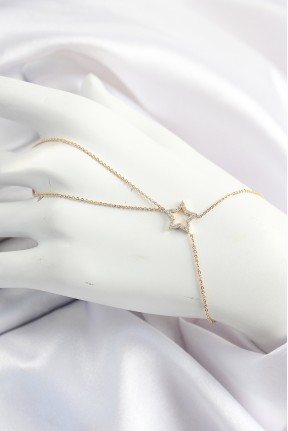 Pirinç Gold Renk Zirkon Taşlı Yıldız Model şahmeran Pirinç Gold Renk Zirkon Taşlı Yıldız Model şahmeran