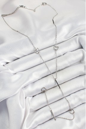 316l çelik Kelebek Figürlü Y Model Gümüş Renk Kadın Kolye 316l çelik Kelebek Figürlü Y Model Gümüş Renk Kadın Kolye