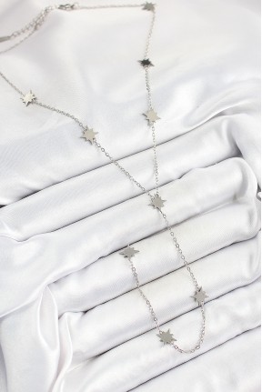 316l çelik Kutup Yıldızı Figürlü Y Model Gümüş Renk Kadın Kolye 316l çelik Kutup Yıldızı Figürlü Y Model Gümüş Renk Kadın Kolye