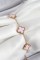 316l çelik Pembe Sedef Yonca Model Gold Renk Kadın Bileklik 316l çelik Pembe Sedef Yonca Model Gold Renk Kadın Bileklik