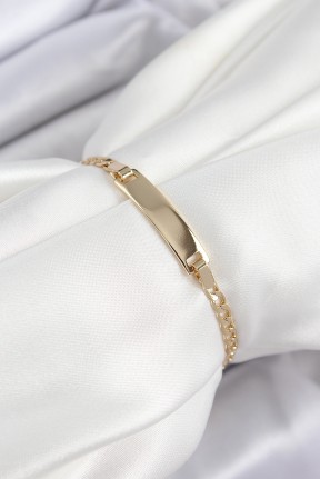Pirinç Dikdörtgen Model Gold Renk Xuping Bebek Künyesi Pirinç Dikdörtgen Model Gold Renk Xuping Bebek Künyesi