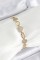 Xuping Pirinç Kalp Ve Daire Model Gold Renk Kadın Bileklik