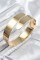 Pirinç Sarmal Model Gold Renk Pazu Bileklik Pirinç Sarmal Model Gold Renk Pazu Bileklik