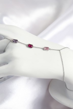 Pirinç Renkli Zirkon Taşlı Dikdörtgen Model Gümüş Renk Kadın şahmeran Pirinç Renkli Zirkon Taşlı Dikdörtgen Model Gümüş Renk Kadın şahmeran