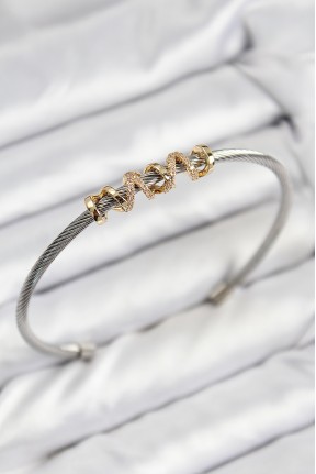 316l çelik Zirkon Taşlı Model Gold Ve Gümüş Renk Kadın Bileklik 316l çelik Zirkon Taşlı Model Gold Ve Gümüş Renk Kadın Bileklik