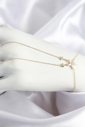 Pirinç Zirkon Taşlı Yıldız Model Gold Renk şahmeran Pirinç Zirkon Taşlı Yıldız Model Gold Renk şahmeran