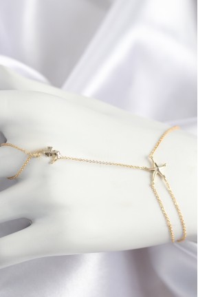 Pirinç Zirkon Taşlı Deniz Atı Ve Yıldız Model Gold Renk şahmeran Pirinç Zirkon Taşlı Deniz Atı Ve Yıldız Model Gold Renk şahmeran