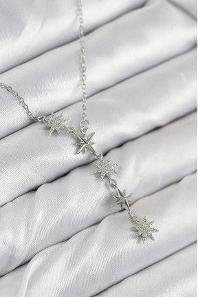 316l çelik Yıldız Model Gümüş Renk Kadın Kolye 316l çelik Yıldız Model Gümüş Renk Kadın Kolye
