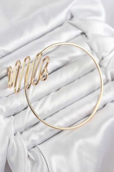 Pirinç Kıvrımlı Model Gold Renk Kadın Pazu Bileklik Pirinç Kıvrımlı Model Gold Renk Kadın Pazu Bileklik
