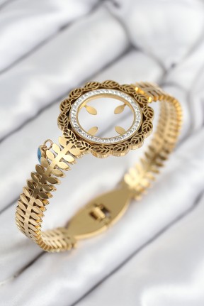 316l çelik Zirkon Taşlı çeyrek Takılabilir Gold Renk Kelepçe 316l çelik Zirkon Taşlı çeyrek Takılabilir Gold Renk Kelepçe