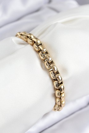 316l çelik Halat Zincir Model Gold Renk Kadın Bileklik 316l çelik Halat Zincir Model Gold Renk Kadın Bileklik