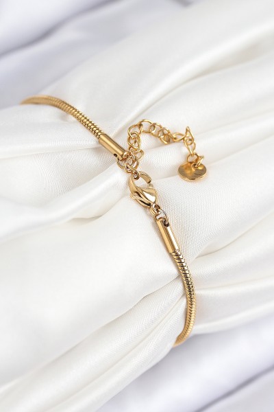 316l çelik Göz Charm Model Gold Renk Kadın Bileklik 316l çelik Göz Charm Model Gold Renk Kadın Bileklik