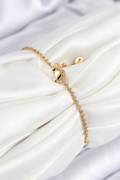 316l çelik Nazar Boncuğu Model Gold Renk Kadın Bileklik 316l çelik Nazar Boncuğu Model Gold Renk Kadın Bileklik