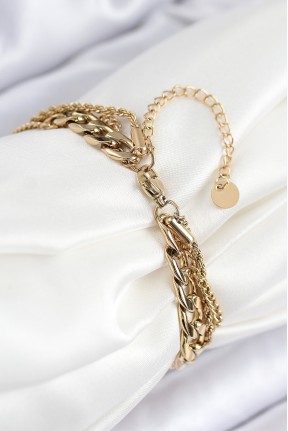 316l çelik çoklu Görünüm Geçmeli Halka Model Gold Renk Kadın Bileklik 316l çelik çoklu Görünüm Geçmeli Halka Model Gold Renk Kadın Bileklik