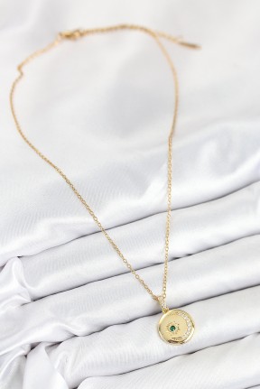 316l çelik Zirkon Taşlı Ay Ve Güneş Model Gold Renk Kadın Kolye 316l çelik Zirkon Taşlı Ay Ve Güneş Model Gold Renk Kadın Kolye