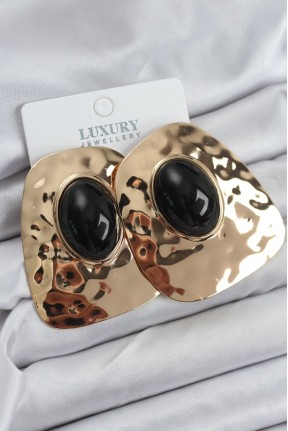 Pirinç Gold Renk Vintage Kadın Küpe Pirinç Gold Renk Vintage Kadın Küpe
