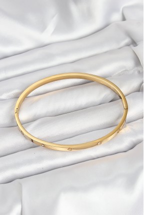 316l çelik Gold Renk Zirkon Taşlı 65 Mm İnce Kadın Kelepçe Bileklik 316l çelik Gold Renk Zirkon Taşlı 65 Mm İnce Kadın Kelepçe Bileklik