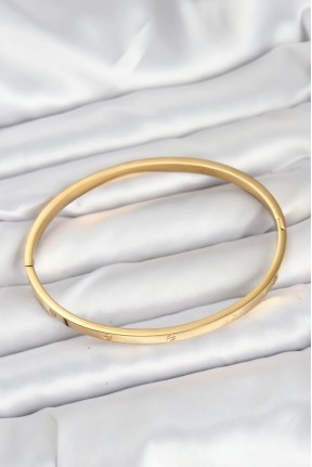316l çelik Gold Renk 65 Mm İnce Kadın Kelepçe Bileklik 316l çelik Gold Renk 65 Mm İnce Kadın Kelepçe Bileklik
