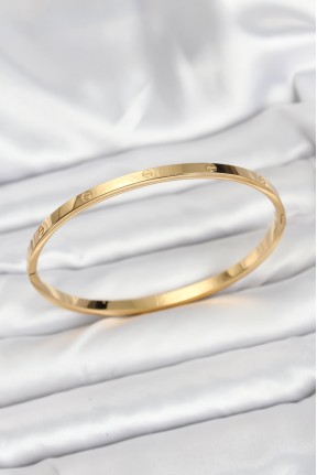 316l çelik Gold Renk 65 Mm İnce Kadın Kelepçe Bileklik 316l çelik Gold Renk 65 Mm İnce Kadın Kelepçe Bileklik