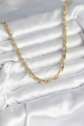 Pirinç Gold Renk 60 Cm Zincir Kadın Kolye Pirinç Gold Renk 60 Cm Zincir Kadın Kolye