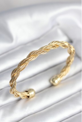 Burgu Zincir Model Gold Renk Kadın Vintage Bileklik Burgu Zincir Model Gold Renk Kadın Vintage Bileklik