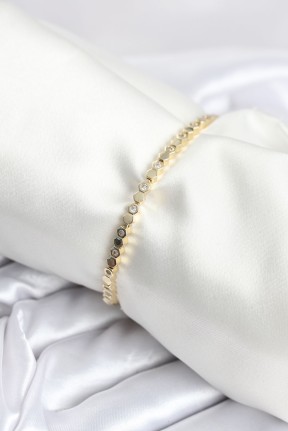 Pirinç Gold Renk İnce Petek Model Kadın Bileklik Pirinç Gold Renk İnce Petek Model Kadın Bileklik