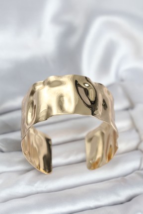 Pirinç Gold Renk Levha Model Kadın Bileklik Pirinç Gold Renk Levha Model Kadın Bileklik
