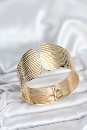 Pirinç Gold Renk Levha Model Kadın Bileklik Pirinç Gold Renk Levha Model Kadın Bileklik