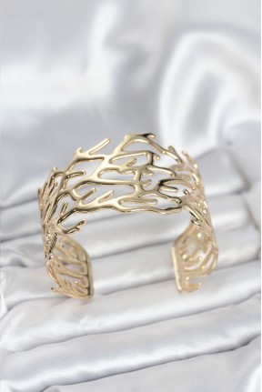 Pirinç Gold Renk Vintage Model Kadın Bileklik Pirinç Gold Renk Vintage Model Kadın Bileklik