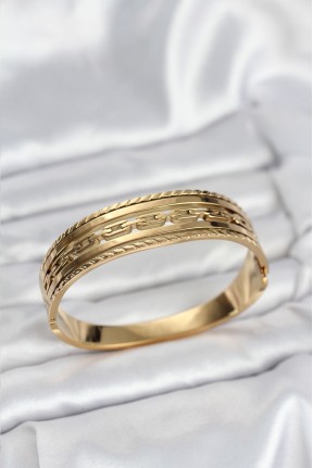 316l çelik Gold Renk Vintage Model Kadın Kelepçe Bileklik 316l çelik Gold Renk Vintage Model Kadın Kelepçe Bileklik