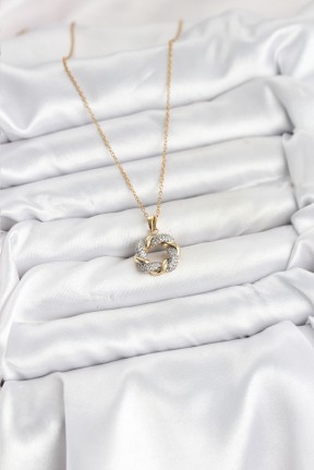 316l çelik Zincir Gold Renk Zirkon Taşlı Sarmal Model Kadın Kolye 316l çelik Zincir Gold Renk Zirkon Taşlı Sarmal Model Kadın Kolye