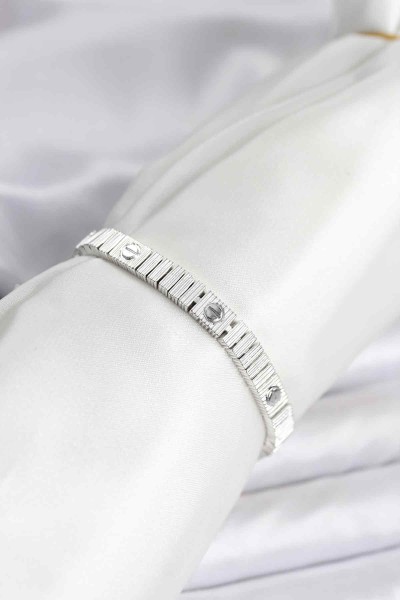 Gümüş Renk Vip Seri Bileklik Gümüş Renk Vip Seri Bileklik