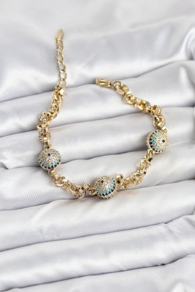 Xuping Vip Nazarlı Gold Renk Bileklik Xuping Vip Nazarlı Gold Renk Bileklik