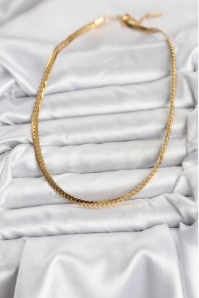 316l çelik Gold Renk Zincir Kadın Kolye 316l çelik Gold Renk Zincir Kadın Kolye